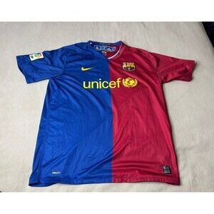 Nike FC Barcelona Home Soccer Jersey 2008–2009 La Liga 286784-655 Size L